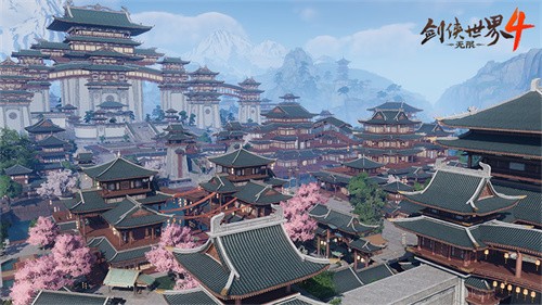 国风雅韵！《剑侠世界4：无限》高度还原东方建筑之美(剑侠主题)