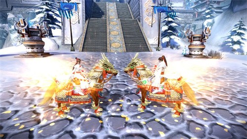 雪落苏城，福利加“马”！《九阴真经3D》新春版本现已上线(雪落成雨)